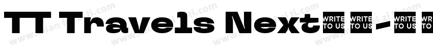 TT Travels Next字体字体转换
